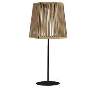 HOME DECO FACTORY - LAO0189, Lámpara Solar de Exterior Beige, Diseño Moderno y Ecológico, Iluminación Duradera y Económica, Instalación Fácil, H40 cm, Color Marrón