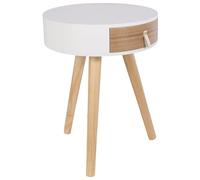 THE HOME DECO FACTORY Mesa C/CAJÓN D.35 H.46,5 CM BL