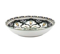 HOME DECO FACTORY Plato Hondo Mandala Sopa y Ensalada 20 cm Verde | Cerámica, plato hondo, motivo mandala, 20 cm, sopa y ensalada, diseño elegante, servicio de mesa, verde