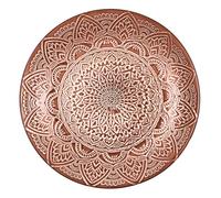 HOME DECO FACTORY Plato Sahara de Barro Cocido 27 cm Desértico Rojo | Barro cocido, plato Sahara, 27 cm, diseño inspirado en los paisajes desérticos, servicio de mesa, rojo