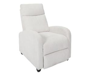 HOME DECO FACTORY Sillón de Pana 3 Posiciones Ajustables Confort Beige