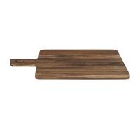 HOME DECO FACTORY Tabla de Acacia 45 cm Bandeja y Cesta Marrón | Contrachapado de acacia, tabla de 45 cm, bandeja y cesta, servicio de mesa, diseño funcional, cocina, marrón