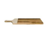 HOME DECO FACTORY Tabla de Presentación de Mango 58 cm Quesos Marrón | Madera de mango, tabla de presentación, 58 cm, elegante y natural, quesos y aperitivos, marrón beige