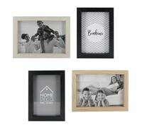 HOME DECO FACTORY The HD4227 Set 4 Marcos Fotos, Blanco, Estandar