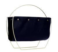 HOME DECO FACTORY The Range Magazine Design en Metal con Cable Gold - Negro y Dorado
