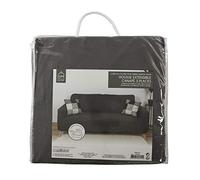 HOME DECO FACTORY - TX8154, Funda Extensible para Sofá 3 Plazas, Protección y Estilo, Textil Lavable a Máquina, Dimensiones 230 x 80 x 85 cm, Color Gris
