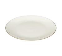 HOME DECO FACTORY Vajilla de 12 Piezas de Porcelana Filete Dorado Blanco | Porcelana, vajilla de 12 piezas, diseño elegante, filete dorado, toda ocasión, servicio refinado, blanco