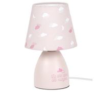 HOME DECO KIDS - LA0013 Lámpara de Mesa Infantil Rosa, Luz Nocturna, Decoración Habitación Infantil, Diseño Colorido y Lúdico, Materiales Seguros, 30 cm, Rosa