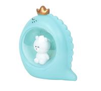 HOME DECO KIDS - LA11056 Lámpara de Noche Animales Pequeños, Luz Suave y Relajante, Diseño Lúdico y Decorativo, Fácil de Limpiar, 13x10x7.5 cm, Azul, Rosa, Diseño Combinado
