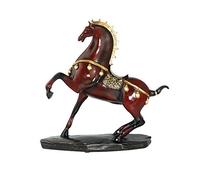 Home Décor Products Feng Shui - Estatua de caballos al galope de resina, adornos de caballo chino, obras de arte, regalo/colección, figuras decorativas