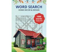 Home Decor themed: Relaxing Word Search Puzzle Book for Adults and Seniors | 1000 New Words | Best mind focus developing game