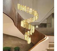 Home Decoration Crystal Chandelier, Stair Lamp, Living Room Pendant Lights, Interior Lighting(8 Head,Chrome_Cold White)