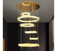 Home Decoration Salon Bedroom Decor Pendant Lamp Led Lights for Chandeliers Ceiling Dining Room Indoor Chandelier Lighting(50 30 40CM,Gold_Cold White)