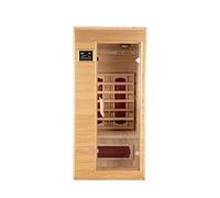 HOME DELUXE - cabina de infrarrojos REDSUN S - 90 x 90 x 190 cm - para 1 persona, 4 calentadores de infrarrojos, madera: cicuta I sauna de infrarrojos, sauna, cabina de calor, infrarrojos
