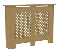 Home Discount - Cubierta para radiador de MDF sin Pintar Tradicional, de diseño Oxford y tamaño Mediano