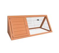 Home Discount - Jaula Triangular de Madera para Conejos y cobayas