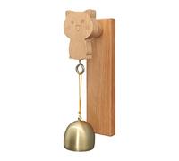 Home Door Chime, Wooden Adhesive Wind Chime for Indoor and Outdoor Doors, Shopkeepers Bell for Garden, Yard, Entrance, Fence, Bedroom, Restaurant, User Friendly Material, Charming Decorative Sound