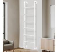 Home - Escalera de cama tipo loft ajustable de 3.3 a 10 pies para literas, cubiertas, caravanas, diseño de ahorro de espacio de 63 pulgadas para un fácil acceso y seguridad