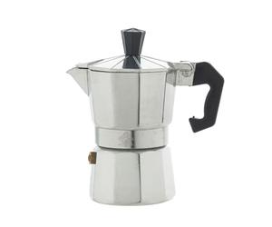 Home espresso collection - Cafetera de aluminio con mango y pomo antiquemaduras, 1 taza