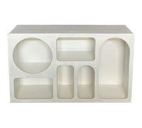 Home ESPRIT Aparador Blanco Madera MDF 120 x 26 x 75 cm