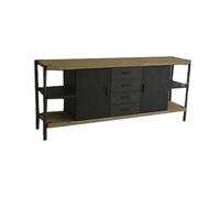 Home ESPRIT Aparador Metal Abeto 186 x 45 x 80 cm