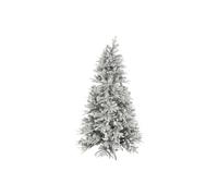Home ESPRIT Árbol de Navidad Blanco Polietileno Nevado 120 x 120 x 210 cm