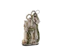 Home ESPRIT Belén de Navidad Verde Beige 48 x 28 x 90 cm