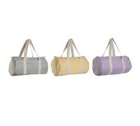 Home ESPRIT Bolso Mujer Amarillo Gris Lila 50 x 26 x 26 cm (3 Unidades)