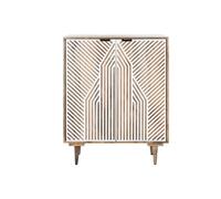 Home ESPRIT Botellero Blanco Madera de Mango 84 x 41 x 108 cm