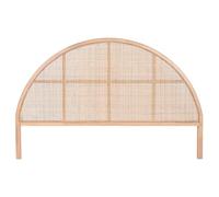 Home ESPRIT-Cabecero de Cama Home ESPRIT Natural Madera de caucho 180 x 3,5 x 120 cm