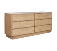 Home ESPRIT Cajonera Natural Roble Tropical 182 x 45 x 81 cm