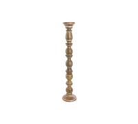 Home ESPRIT Candelabro Marrón Madera de Mango Natural Romántico 15 x 15 x 76 cm