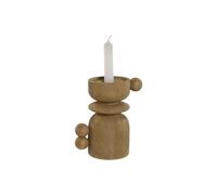 Home ESPRIT Candelabro Marrón Resina Madera 16 x 10 x 18 cm