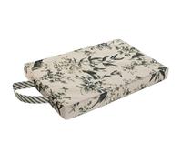 Home ESPRIT Cojín de Suelo Verde Beige Algodón Poliéster 40 x 25 x 4 cm