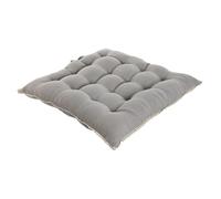 Home ESPRIT Cojín para sillas Gris Claro 42 x 42 x 6 cm