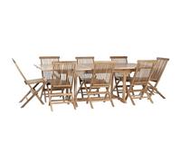 Home ESPRIT Conjunto de Mesa con Sillas 180 x 100 x 75 cm