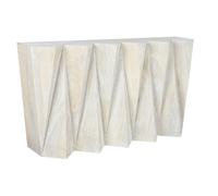 Home ESPRIT Consola Amarillo Beige Madera de Mango 150 x 35 x 80 cm