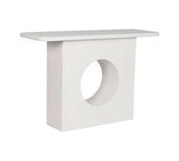 Home ESPRIT Consola Amarillo Blanco Abeto Madera MDF 120 x 40 x 80 cm