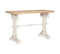 Home ESPRIT Consola Amarillo Blanco Abeto Madera MDF 120 x 50 x 77 cm