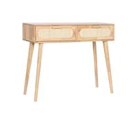 Home ESPRIT Consola Metal Madera de Caucho 100 x 30 x 78 cm