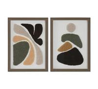 Home ESPRIT Cuadro Abstracto Urbano 30 x 2,5 x 40 cm (2 Unidades) S3055611 - EAN: 8424002117771