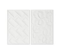 Home ESPRIT Cuadro Moderno con Relieve 58,5 x 4 x 92,5 cm (2 Unidades)