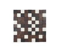 Home ESPRIT Decoración de Pared Blanco Negro Natural Moderno 90 x 4 x 90 cm