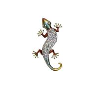 Home ESPRIT Decoración de Pared Multicolor Lagarto 25 x 6,5 x 51 cm