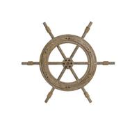 Home ESPRIT Decoración de Pared Natural Timón Acabado Envejecido 75 x 4 x 66 cm