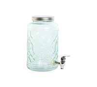 Home ESPRIT Dispensador de Agua Azul Acero Inoxidable Cristal 3,6 L 16 x 21 x 26 cm