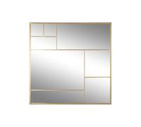 Home ESPRIT Espejo de Pared Dorado 90 x 2 x 90 cm