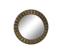 Home ESPRIT Espejo de Pared Dorado Cristal Hierro Moderno 110,5 x 5,5 x 110,5 cm