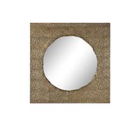 Home ESPRIT Espejo de Pared Dorado Metal 80 x 6 x 80 cm