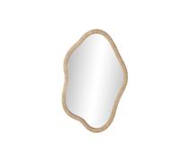 Home ESPRIT Espejo de Pared Natural Cristal Ratán Scandi 63,5 x 4,5 x 101 cm